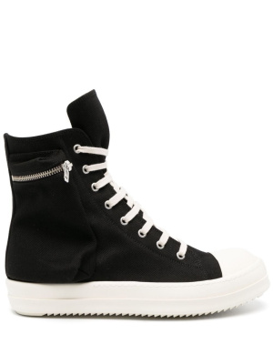 

Cargo zipped leather sneakers, Rick Owens DRKSHDW Cargo zipped leather sneakers
