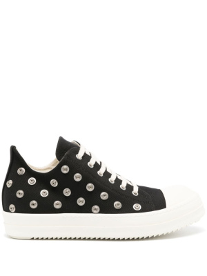 

Eyelet-embellished lace-up sneakers, Rick Owens DRKSHDW Eyelet-embellished lace-up sneakers