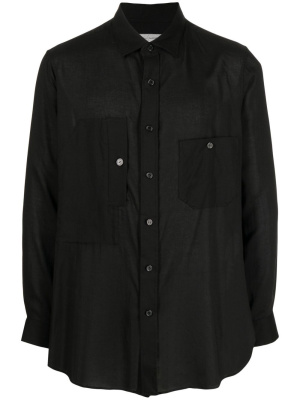 

Classic-collar long-sleeve shirt, Yohji Yamamoto Classic-collar long-sleeve shirt