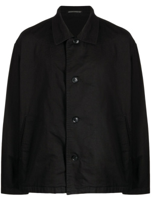 

Cotton button-up shirt jacket, Yohji Yamamoto Cotton button-up shirt jacket