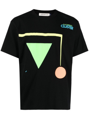 

Geometric-print cotton T-shirt, Undercover Geometric-print cotton T-shirt