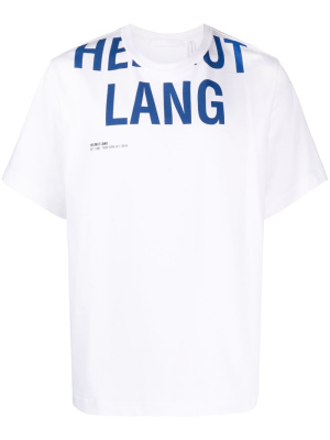 

Logo-print cotton T-shirt, Helmut Lang Logo-print cotton T-shirt