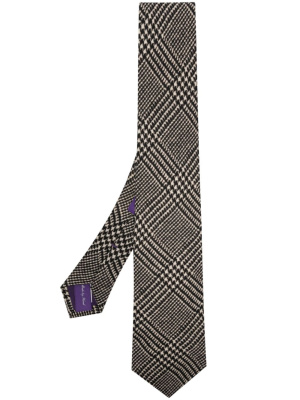 

Houndstooth-pattern pointed-tip tie, Ralph Lauren Purple Label Houndstooth-pattern pointed-tip tie