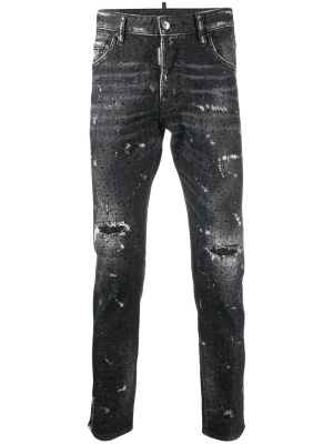 

Skater embellished skinny jeans, Dsquared2 Skater embellished skinny jeans