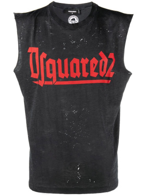

Sleeveless cotton tank, Dsquared2 Sleeveless cotton tank