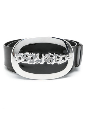 

Logo-plaque leather belt, Dsquared2 Logo-plaque leather belt