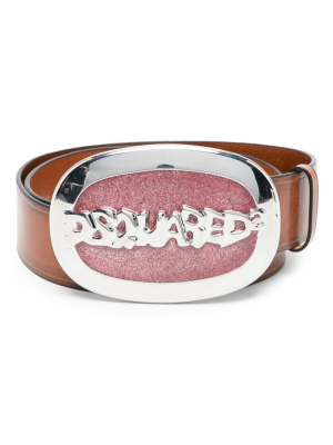 

Logo-plaque leather belt, Dsquared2 Logo-plaque leather belt