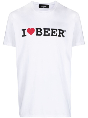 

Slogan-print cotton T-shirt, Dsquared2 Slogan-print cotton T-shirt