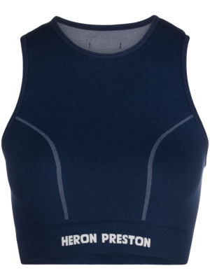 

Logo-underband cropped tank top, Heron Preston Logo-underband cropped tank top