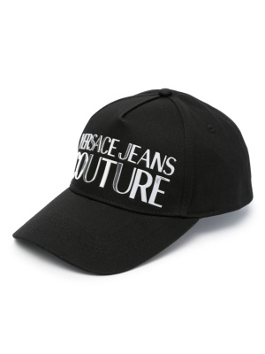 

Logo-plaque cotton cap, Versace Jeans Couture Logo-plaque cotton cap