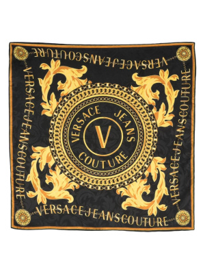 

Barocco-print silk scarf, Versace Jeans Couture Barocco-print silk scarf