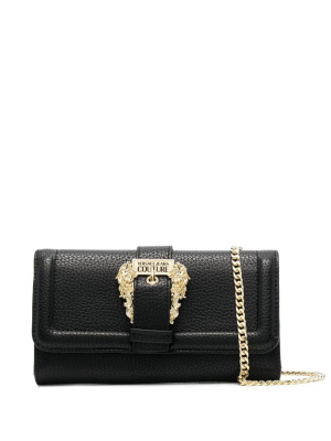 

Logo-embellished chain purse, Versace Jeans Couture Logo-embellished chain purse
