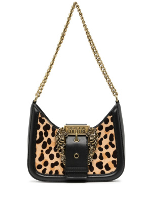 

Baroque-buckle printed shoulder bag, Versace Jeans Couture Baroque-buckle printed shoulder bag
