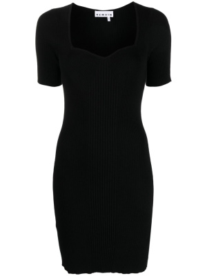 

Short-sleeve ribbed dress, REMAIN Short-sleeve ribbed dress