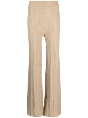 

Soleima knitted flared trousers, REMAIN Soleima knitted flared trousers