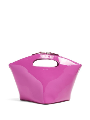 

Rubik patent-leather tote bag, BY FAR Rubik patent-leather tote bag