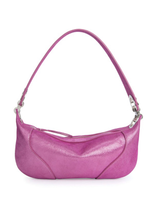 

Mini Amira metallic-effect shoulder bag, BY FAR Mini Amira metallic-effect shoulder bag