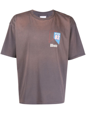 

O2 Off-Road print cotton T-shirt, Rhude O2 Off-Road print cotton T-shirt