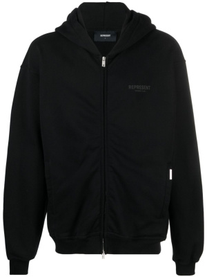 

Logo-print zip-up hoodie, Represent Logo-print zip-up hoodie