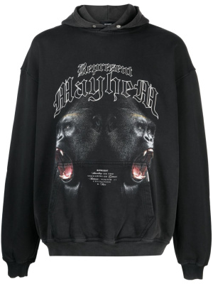 

Mayhem graphic-print hoodie, Represent Mayhem graphic-print hoodie