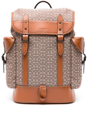 

Hitch monogram-jacquard backpack, Coach Hitch monogram-jacquard backpack