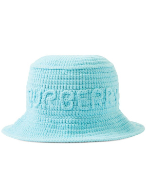 

Crochet-knit bucket hat, Burberry Crochet-knit bucket hat