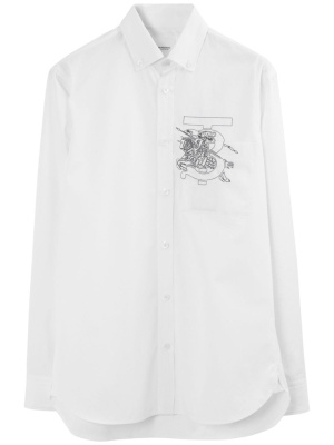 

TB monogram cotton shirt, Burberry TB monogram cotton shirt