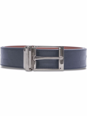 

Reversible embossed check belt, Burberry Reversible embossed check belt