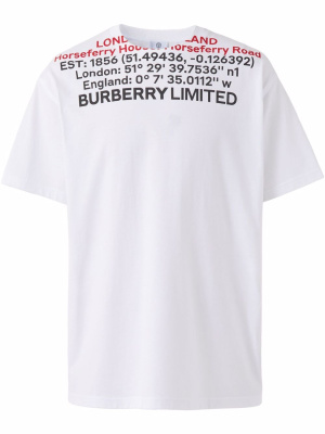 

Location-print T-shirt, Burberry Location-print T-shirt