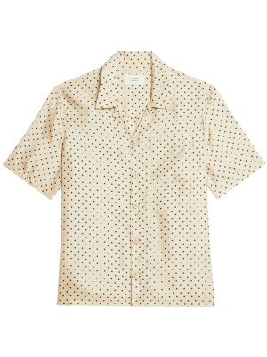 

Polka-dot print short-sleeve shirt, AMI Paris Polka-dot print short-sleeve shirt
