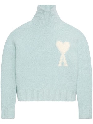 

Ami de Coeur high neck jumper, AMI Paris Ami de Coeur high neck jumper