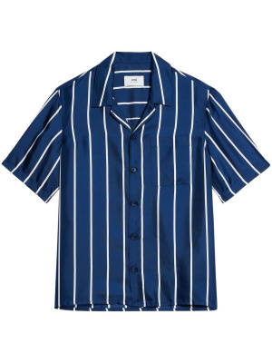 

Striped short-sleeve shirt, AMI Paris Striped short-sleeve shirt