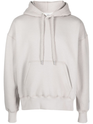 

Long-sleeved drawstring hoodie, AMI Paris Long-sleeved drawstring hoodie