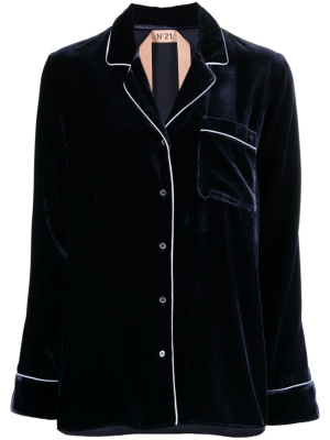 

Button-up velvet shirt, Nº21 Button-up velvet shirt