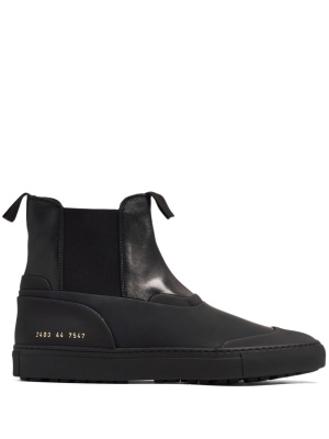 

Logo-stamp leather chelsea boots, Common Projects Logo-stamp leather chelsea boots