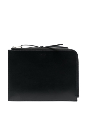 

All-around zipper leather pouch, Jil Sander All-around zipper leather pouch