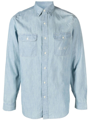 

Light denim long-sleeve shirt, Polo Ralph Lauren Light denim long-sleeve shirt