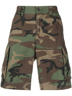 

Camouflage-print cotton cargo shorts, Polo Ralph Lauren Camouflage-print cotton cargo shorts