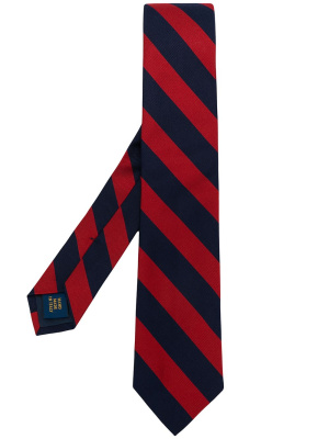 

Striped silk narrow tie, Polo Ralph Lauren Striped silk narrow tie