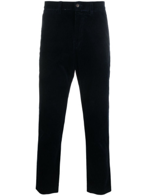 

Velvet-effect tapered-leg trousers, Polo Ralph Lauren Velvet-effect tapered-leg trousers