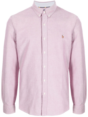 

Embroidered-logo cotton shirt, Polo Ralph Lauren Embroidered-logo cotton shirt