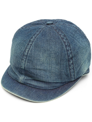 

Panelled denim cap, Polo Ralph Lauren Panelled denim cap