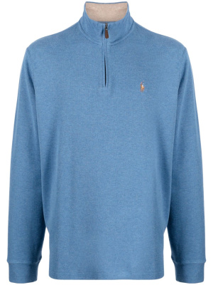 

Polo Pony-embroidered cotton jumper, Polo Ralph Lauren Polo Pony-embroidered cotton jumper