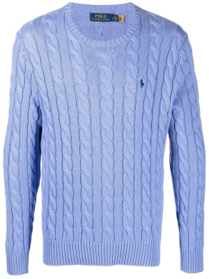 

Cable-knit long-sleeved jumper, Polo Ralph Lauren Cable-knit long-sleeved jumper