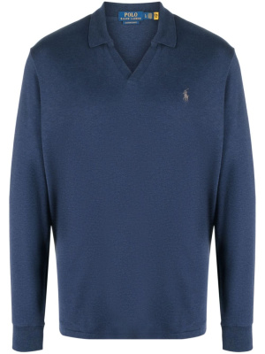 

Spread-collar cotton polo shirt, Polo Ralph Lauren Spread-collar cotton polo shirt