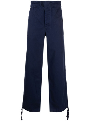 

Logo-patch straight-leg cotton trousers, Polo Ralph Lauren Logo-patch straight-leg cotton trousers