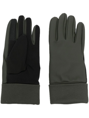 

Ribbed-detail gloves, Rains Ribbed-detail gloves