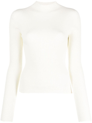 

High-neck ribbed-knit jumper, TWINSET High-neck ribbed-knit jumper