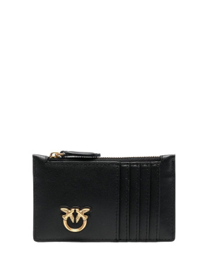 

Logo-detail leather purse, PINKO Logo-detail leather purse