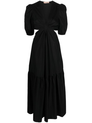 

Cut-out detailing long dress, TWINSET Cut-out detailing long dress